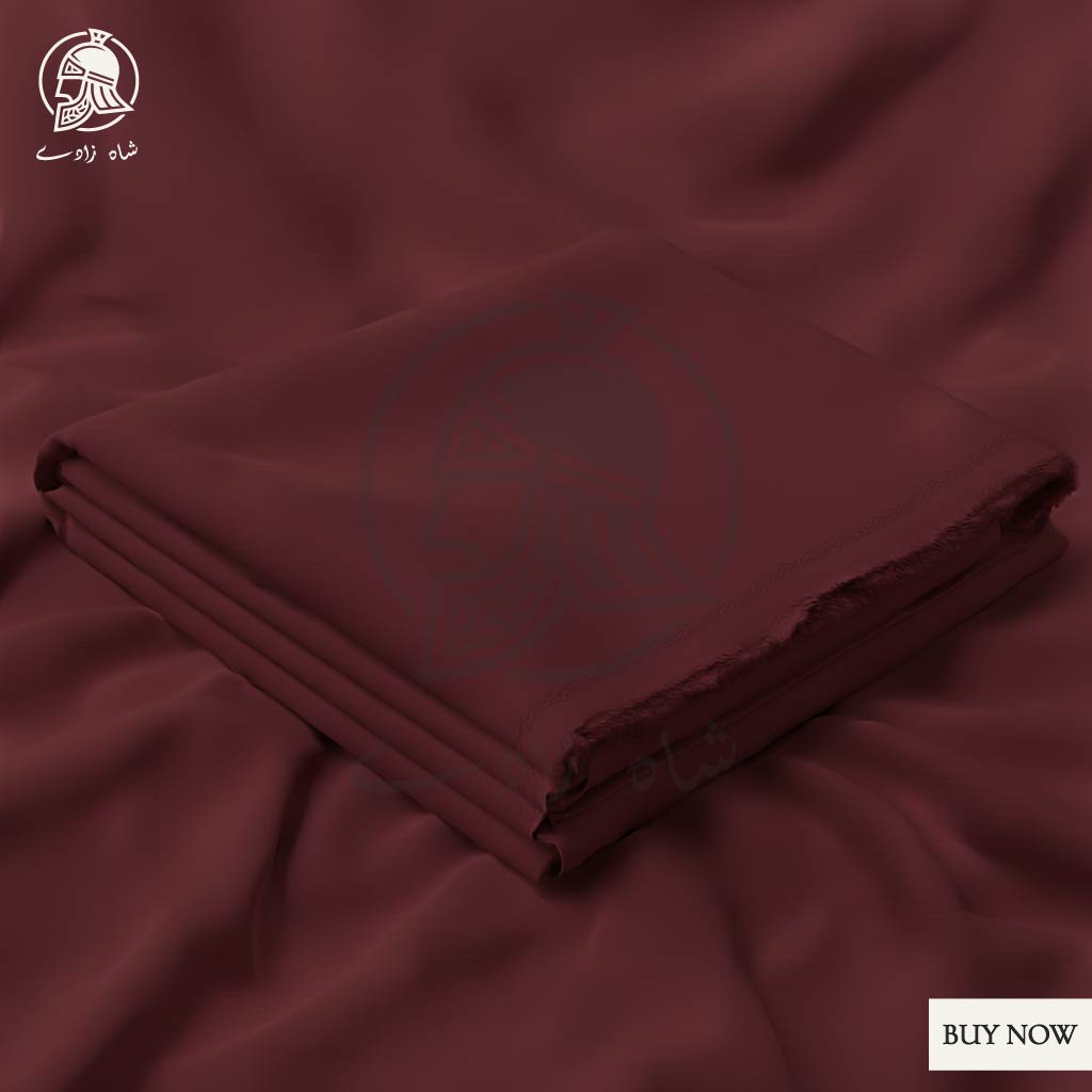 Un-Stitched Men’s Suit: BOSKI (Maroon / Burgundy)