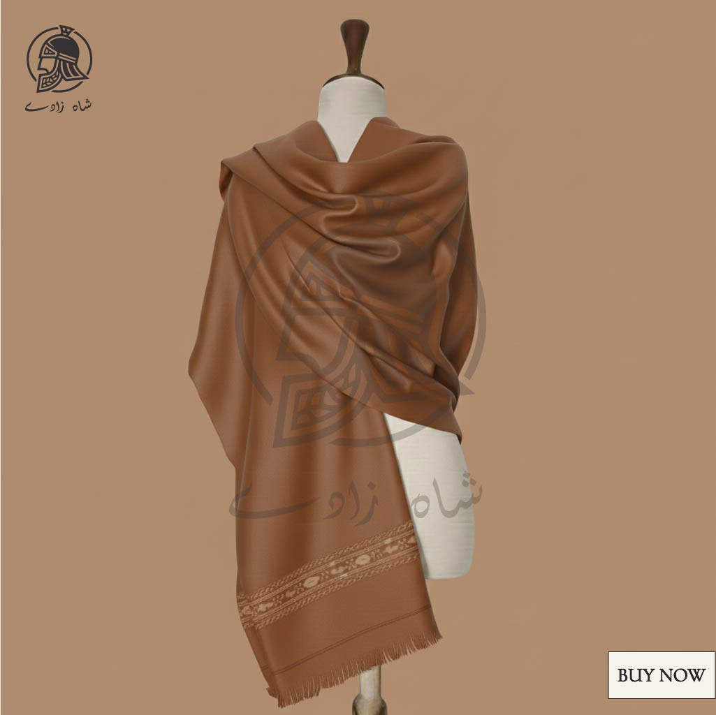 Men’s Woolen Shawl (Caramel)
