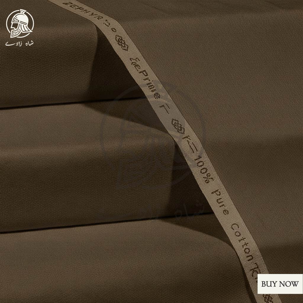Unstitched Cotton Shalwar Qameez (Muted Bronze) – Premium Summer Fabric